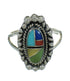 Multicolor Silver Southwest Ring Size 7-1/4 YX84171